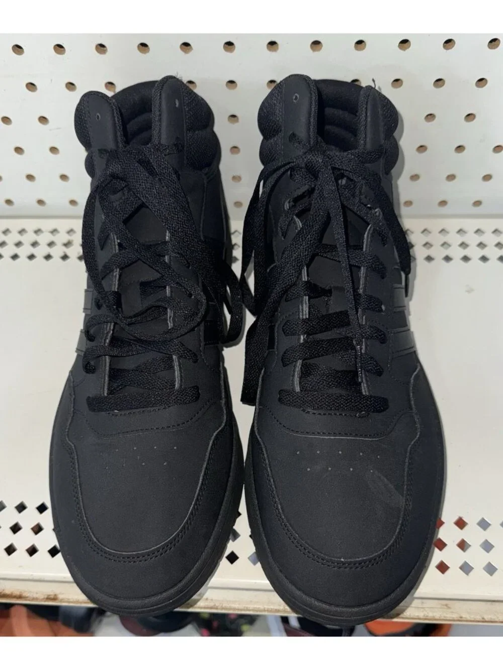 Adidas Hoops 3.0 Mid Mens Athletic Basketball Shoes Size 11 Black Gray GV6683